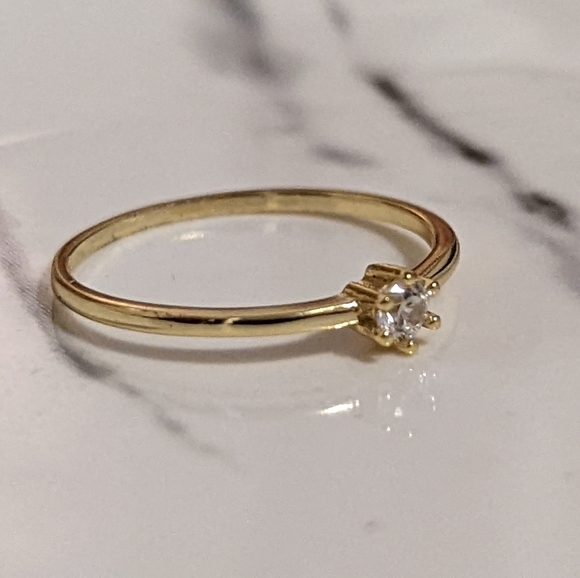 Golden Ring Classic Size 8 S925 - Picture 3 of 7